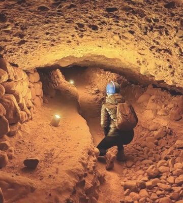 Las Médulas (túnel interior)